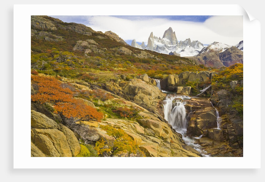 Waterfalls Cascading over Rocks near Fitzroy Range by Anonymous