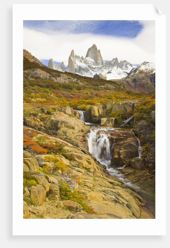 Waterfalls Cascading over Rocks near Fitzroy Range by Anonymous