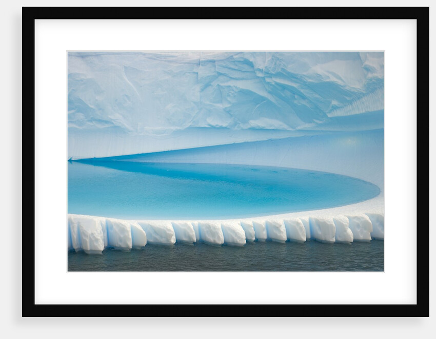 Stranded Iceberg in Shallow Bay Near Boothe Island by Anonymous