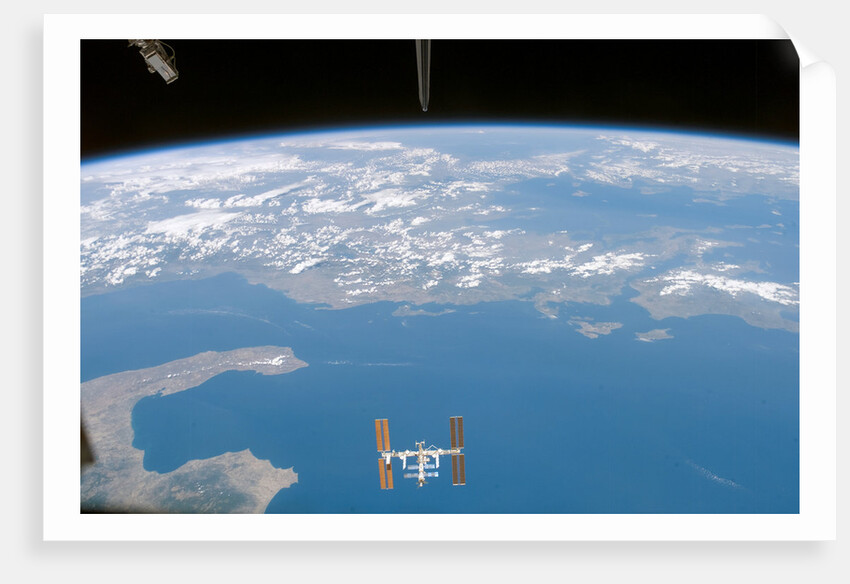International Space Station Over the Ionian Sea by Anonymous