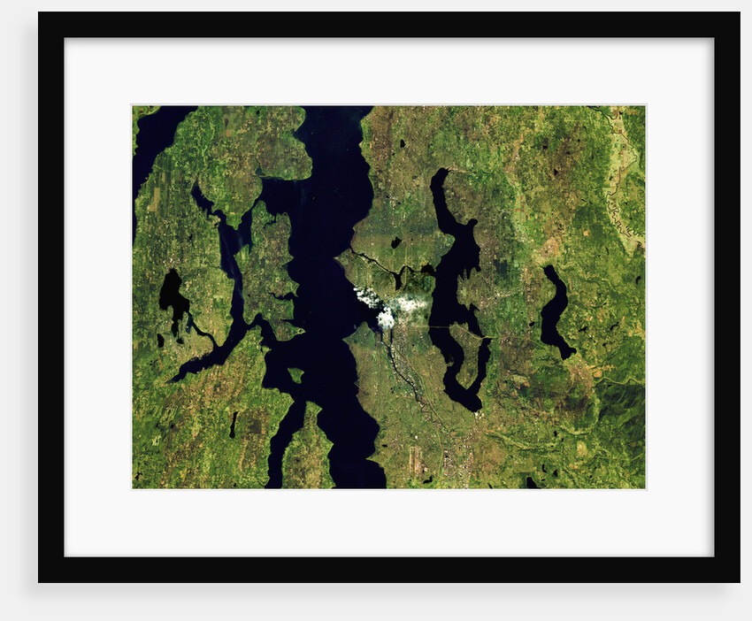 Puget Sound and Seattle in Washington State by Anonymous