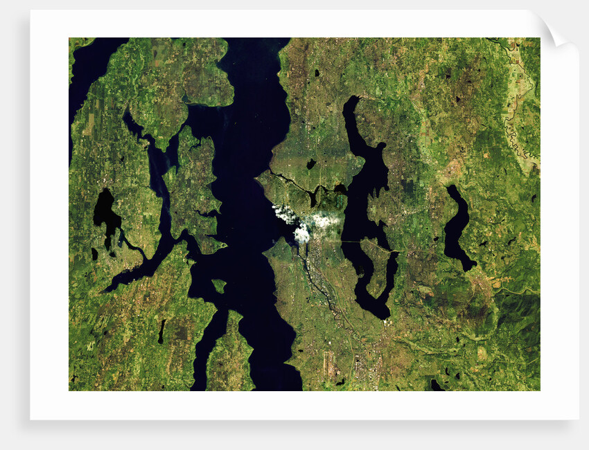 Puget Sound and Seattle in Washington State by Anonymous