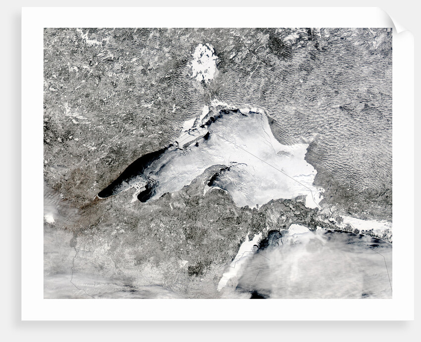 Severe Winter Covers Lake Superior in Sheets of Ice by Anonymous