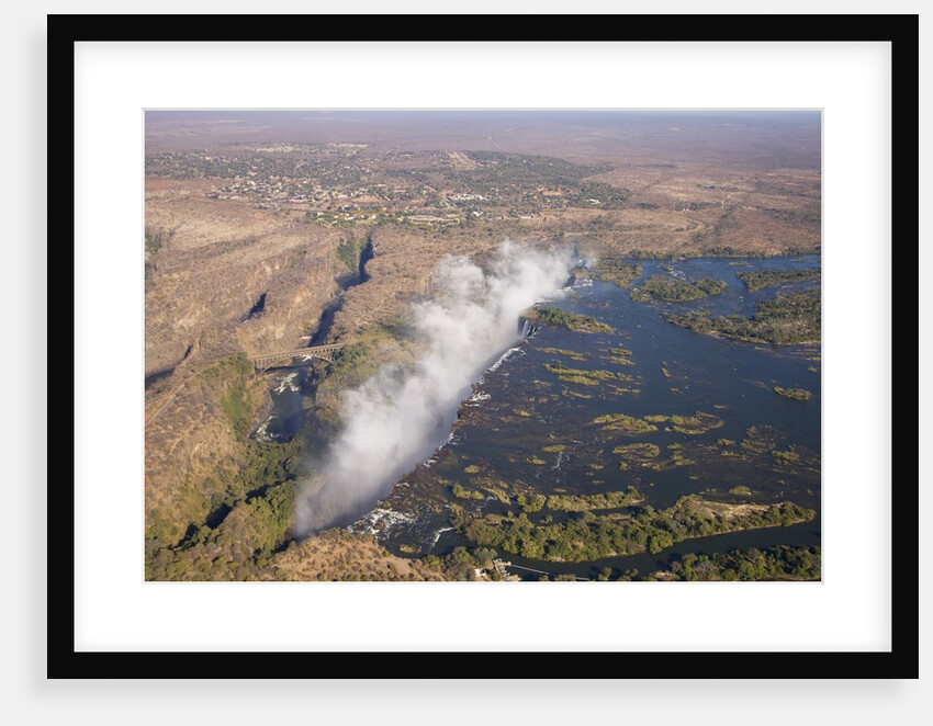 Victoria Falls on the Border of Zambia and Zimbabwe by Anonymous