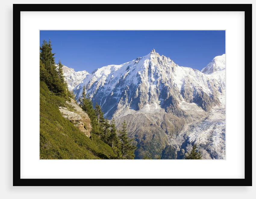 Aiguilles de Mont Blanc, Aguilles du Midi and Glacier des Bosson by Anonymous