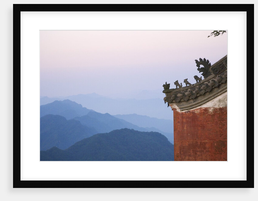 Taoist Temple in Mountain Landscape by Anonymous