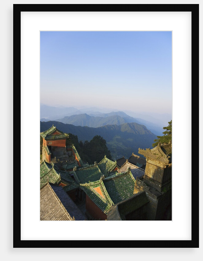 Taoist Temple in Mountain Landscape by Anonymous