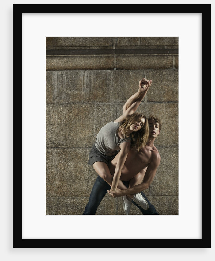 Man and Woman Dancing Together by Anonymous