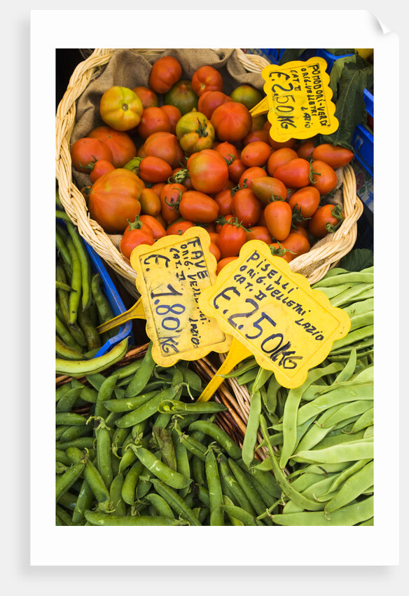 String Beans and Tomatoes in Campo dei Fiori by Anonymous