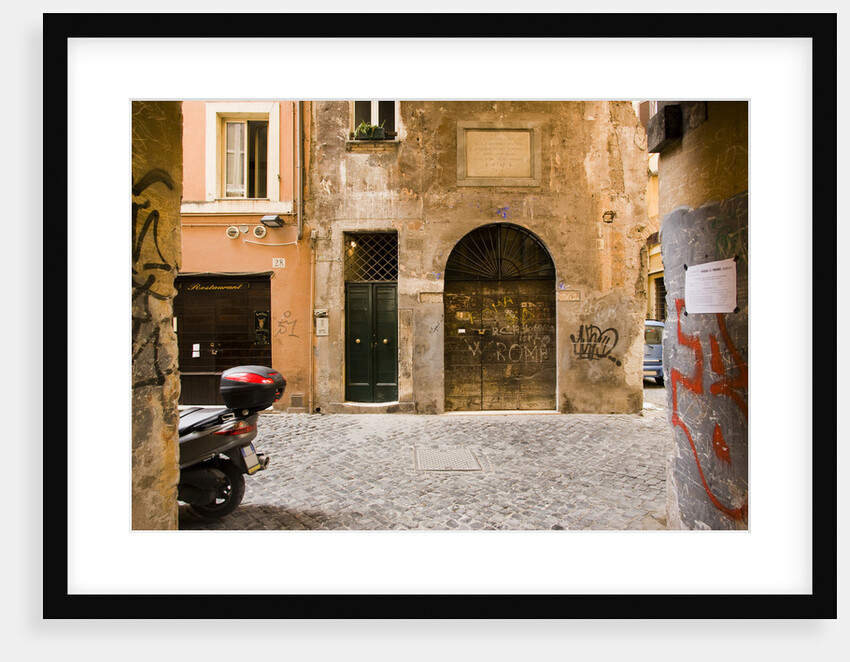 Cappellari Street near Campo dei Fiori. by Anonymous
