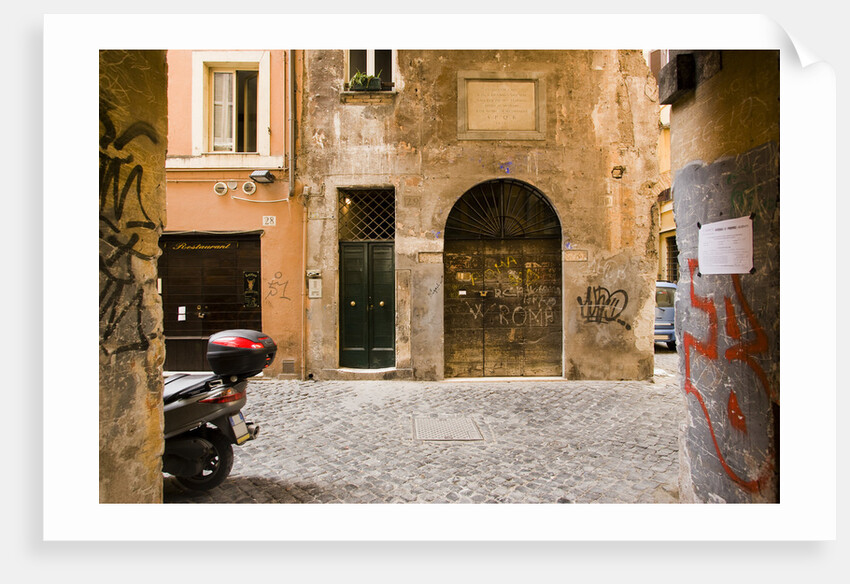 Cappellari Street near Campo dei Fiori. by Anonymous