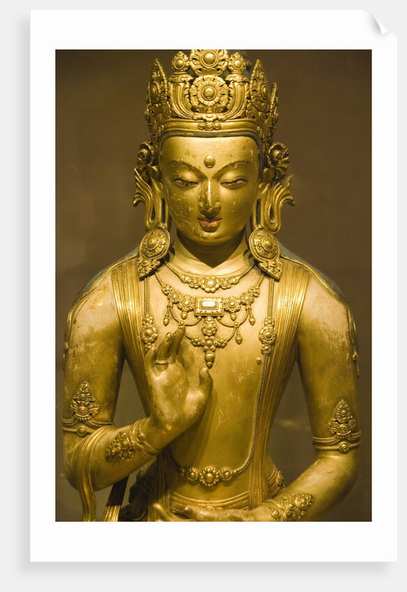 Detail of Bronze Boddhisatva by Zanabazar