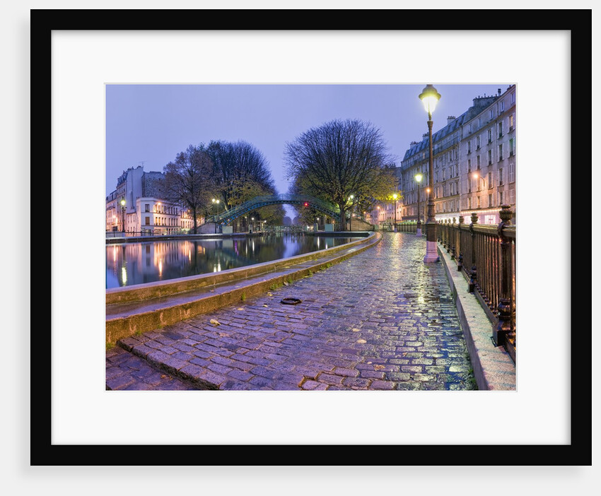 Quai de Valmy on Canal St.-Martin by Anonymous