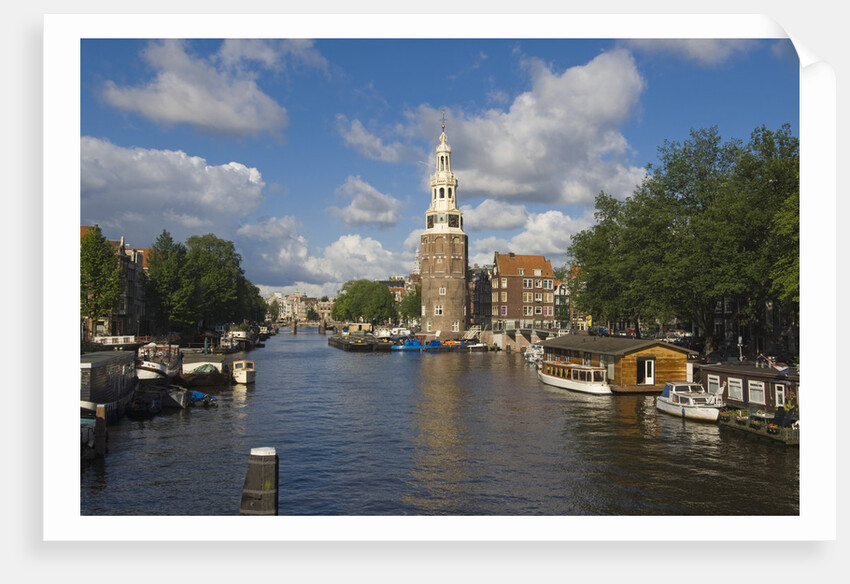 Montelbaanstoren and Canal by Anonymous