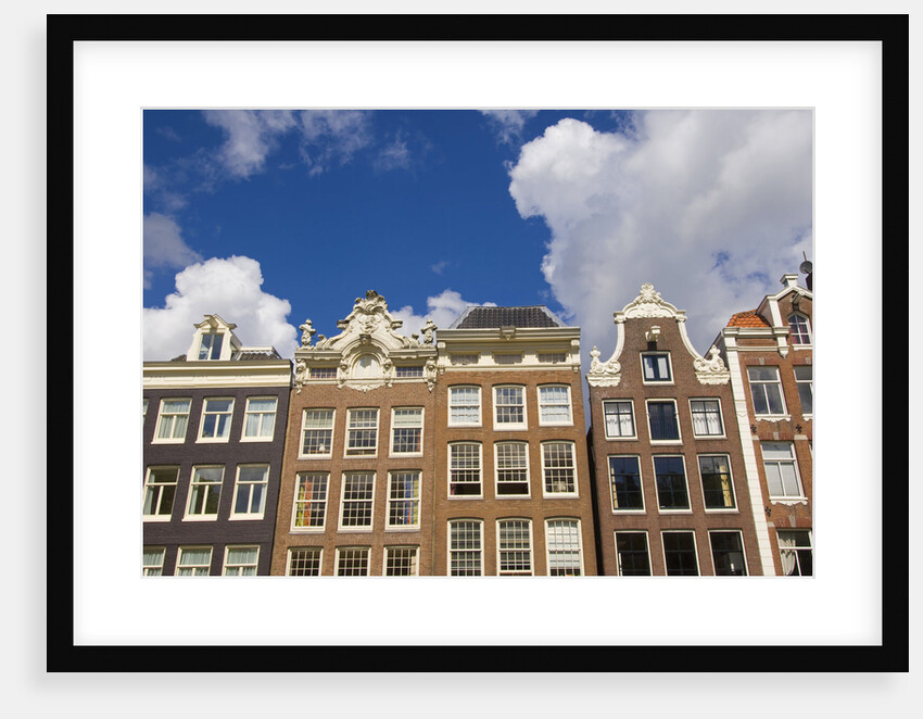 Row Houses along Prinsengracht Canal by Anonymous