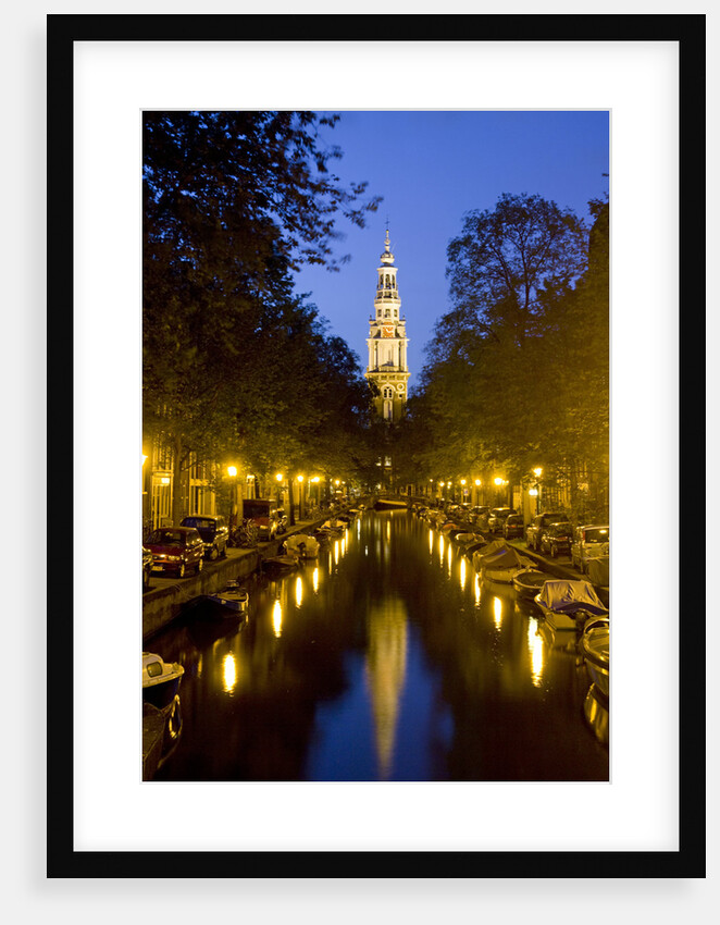 Canal and Zuderkerk Tower by Anonymous