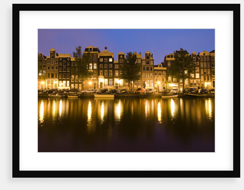 Row Houses along Amsterdam Canal by Anonymous
