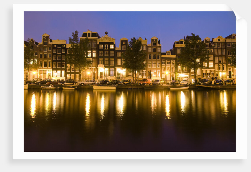 Row Houses along Amsterdam Canal by Anonymous