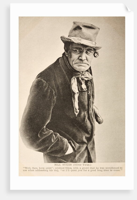 Portrait of Fictional Character Bill Skyes by Anonymous