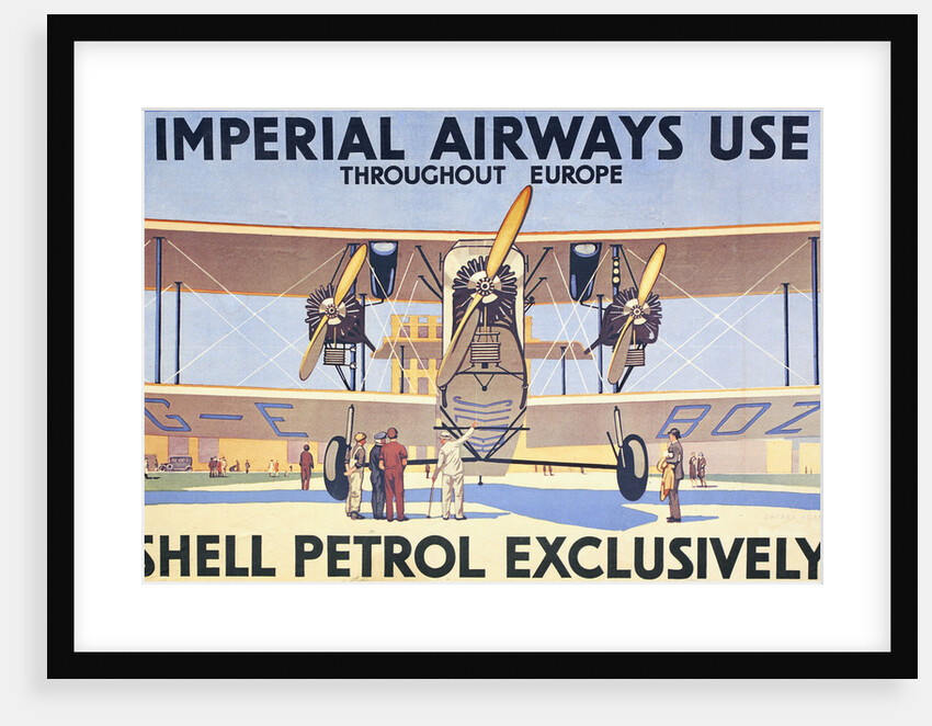 Imperial Airways Use Shell Petrol Exclusively Poster by Anonymous