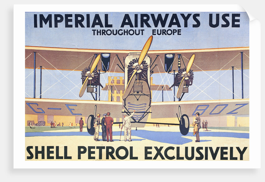 Imperial Airways Use Shell Petrol Exclusively Poster by Anonymous