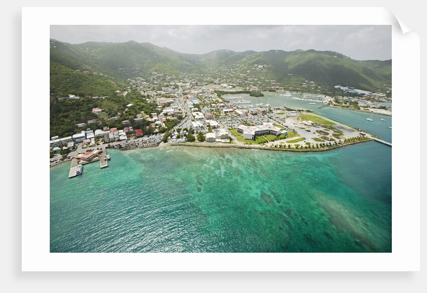 Road Town on Tortola in British Virgin Islands by Anonymous