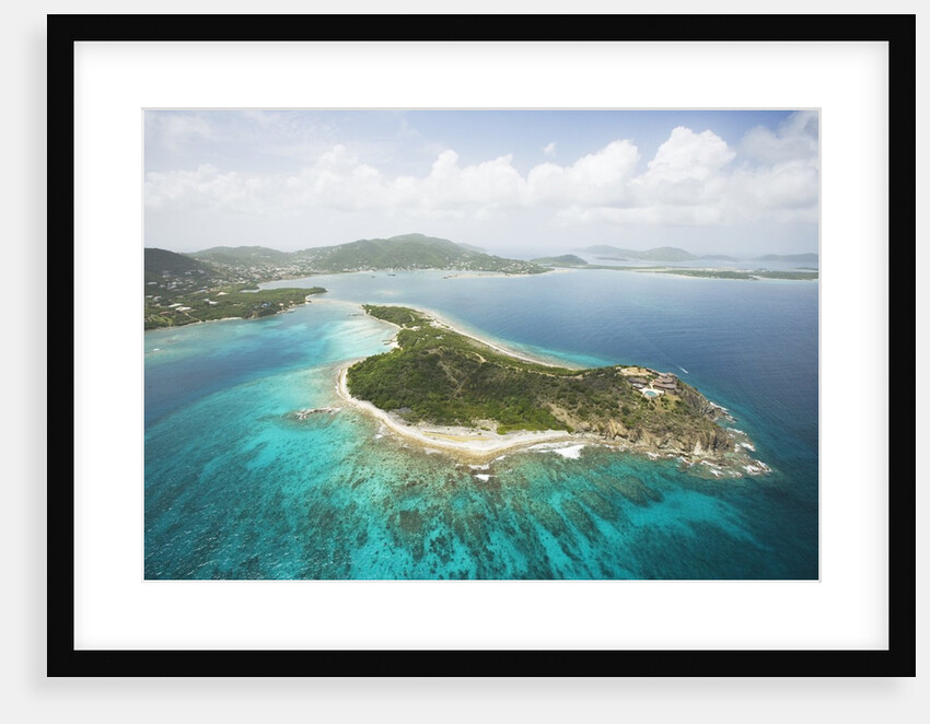 Buck Island and Tortola in British Virgin Islands by Anonymous