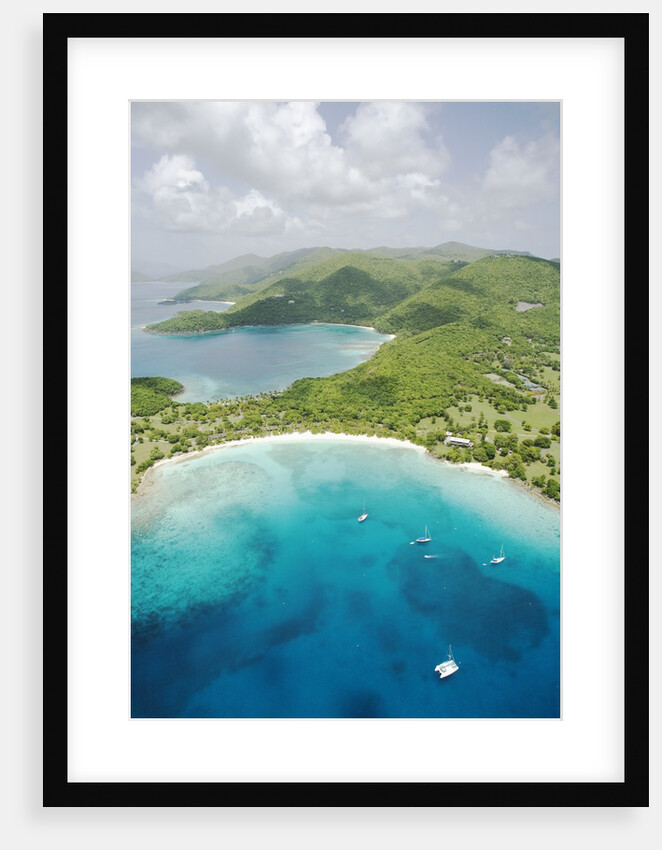 Aerial View of Caneel Bay and St. John by Anonymous
