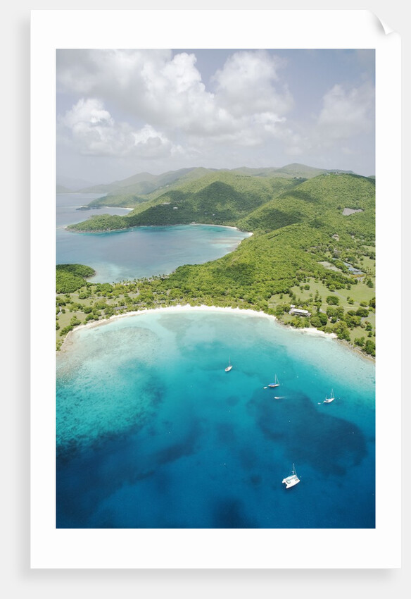 Aerial View of Caneel Bay and St. John by Anonymous