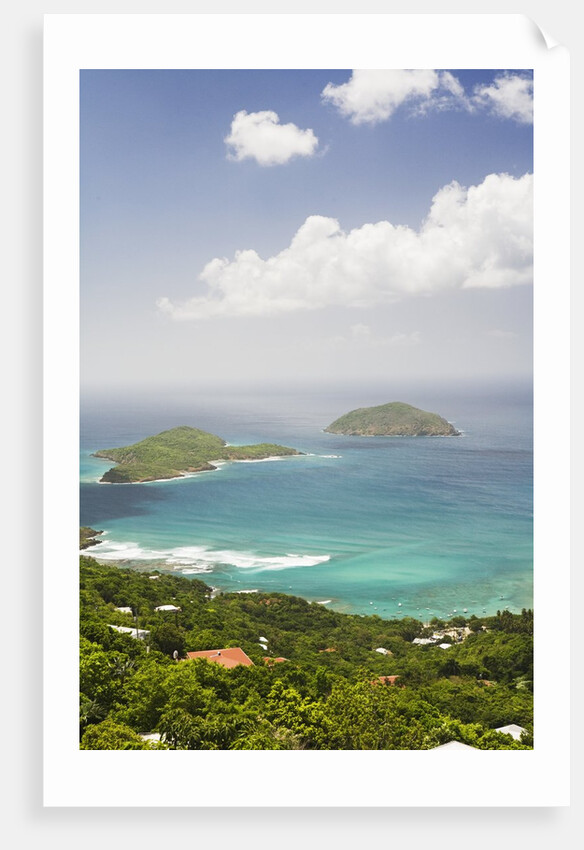 Inner and Outer Brass Islands Viewed from St. Thomas by Anonymous