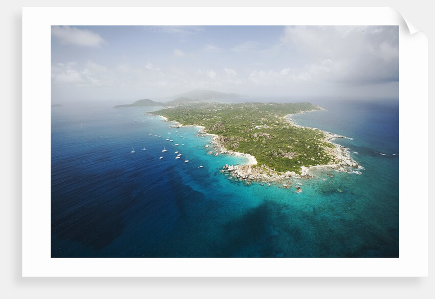 Aerial View of Virgin Gorda by Anonymous