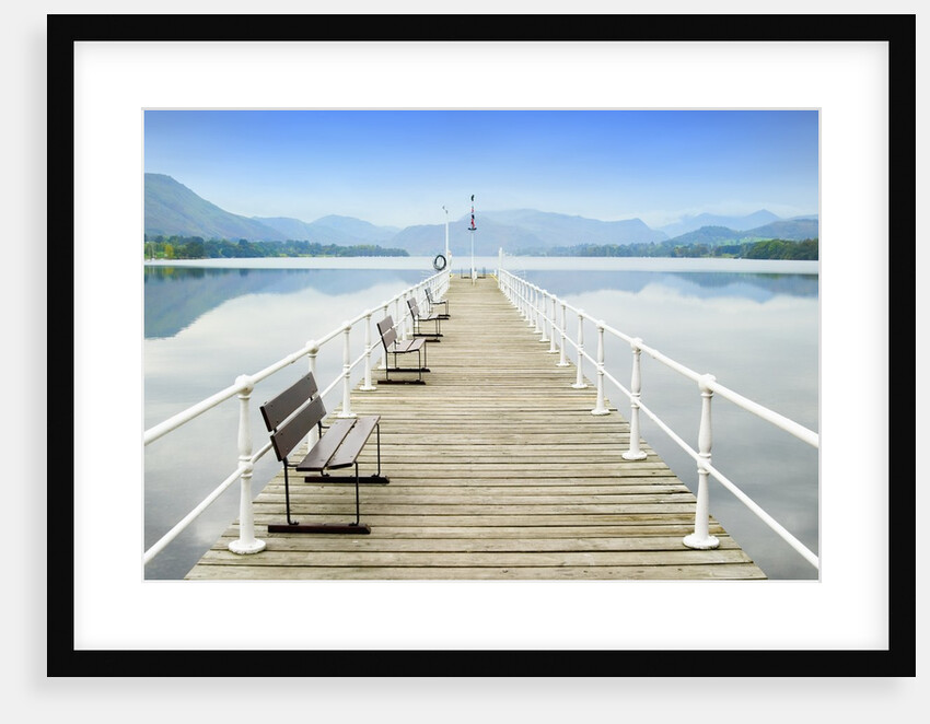 Pier on Ullswater in Lake District National Park by Anonymous