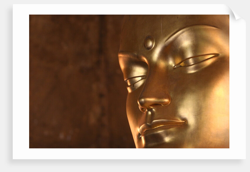 Buddha Statue in Temple by Anonymous
