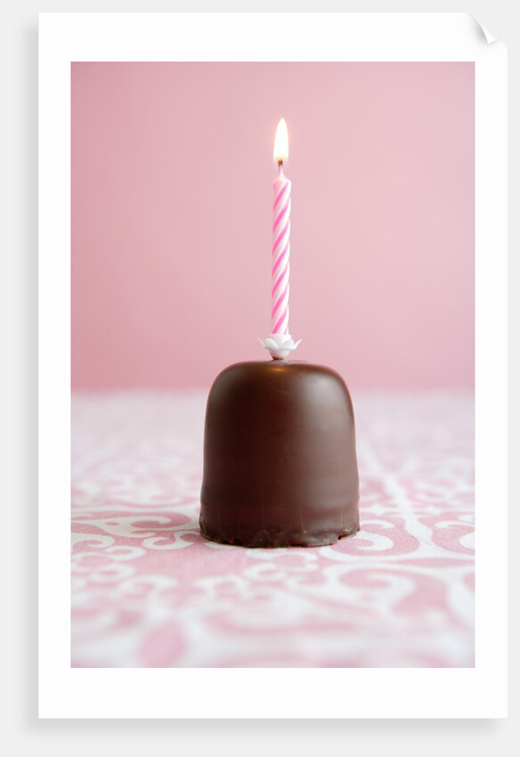 Small Chocolate Birthday Cake by Anonymous