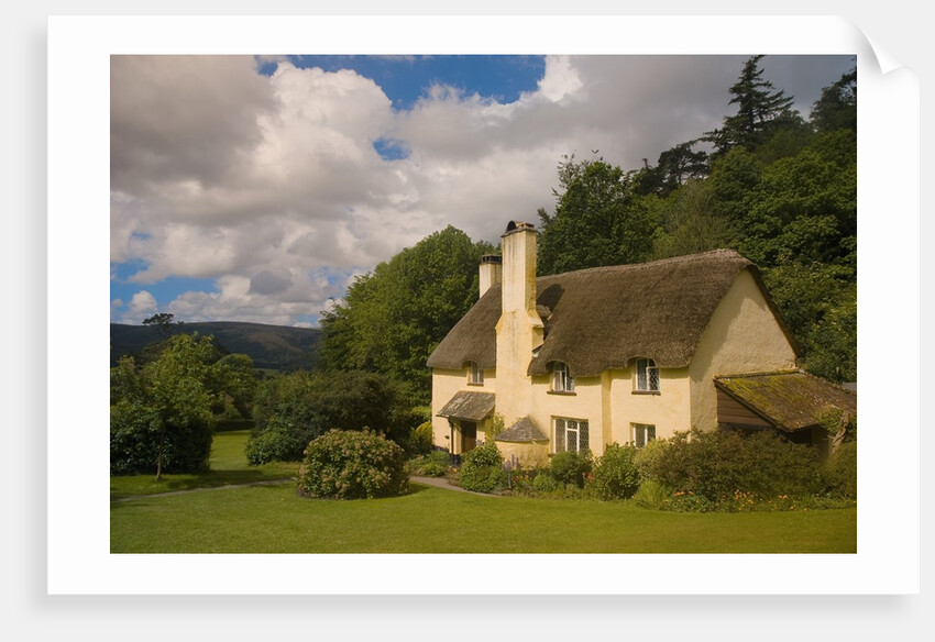 Thatched Roof House near Selworthy, Somerset by Anonymous