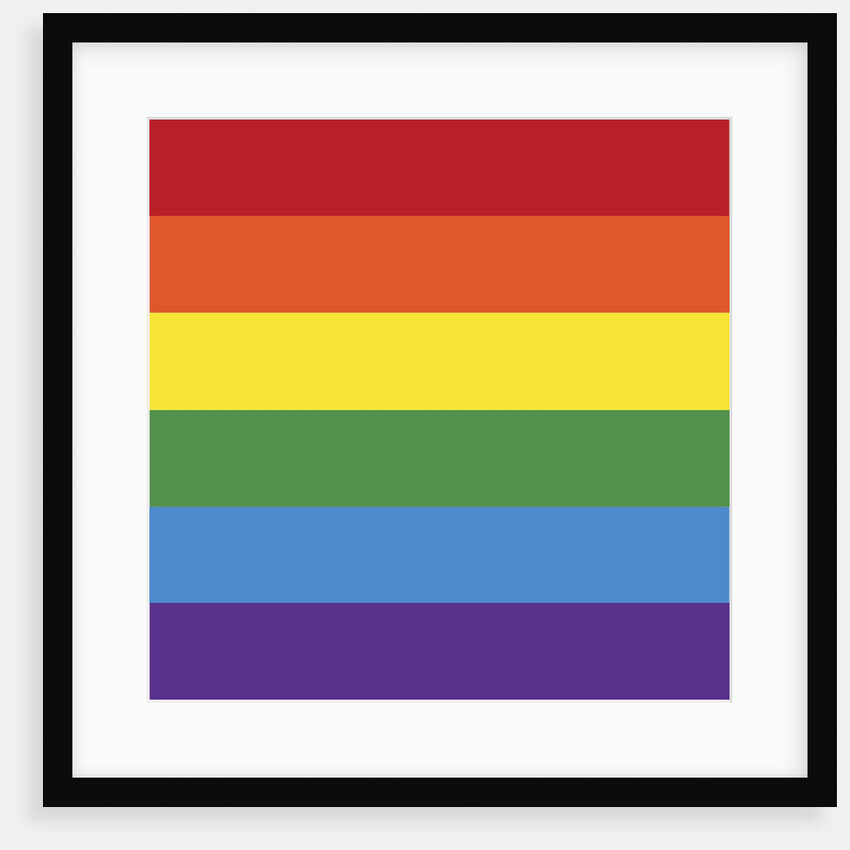 Rainbow flag by Anonymous