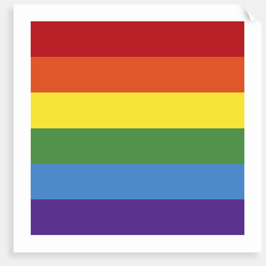 Rainbow flag by Anonymous