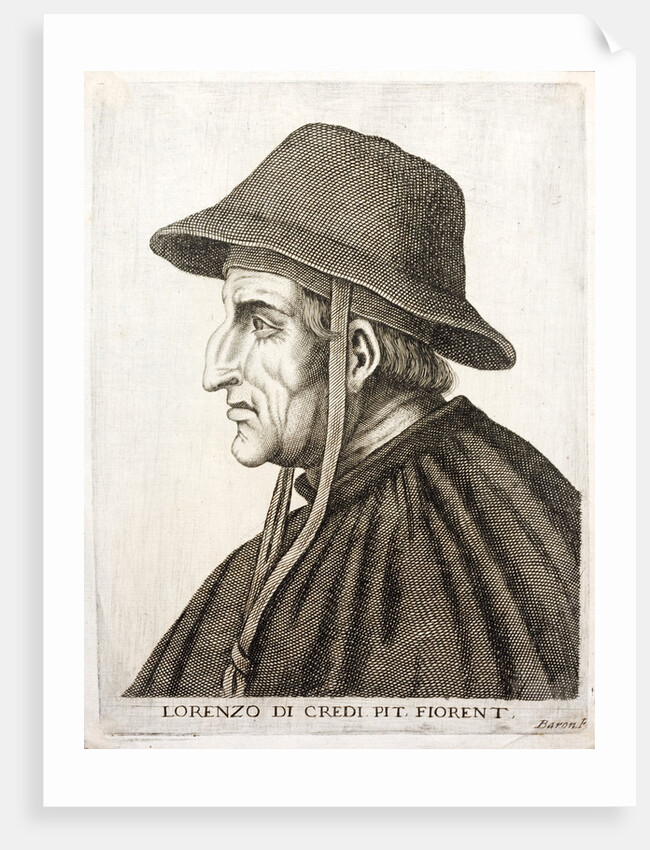 Profile Portrait of Lorenzo de Credi by Anonymous