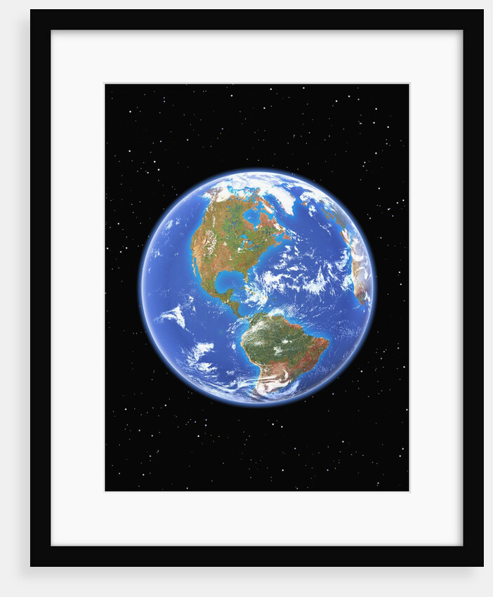 Western Hemisphere of Earth by Anonymous