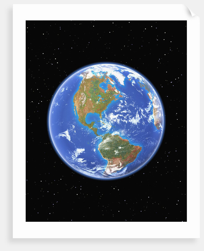 Western Hemisphere of Earth by Anonymous