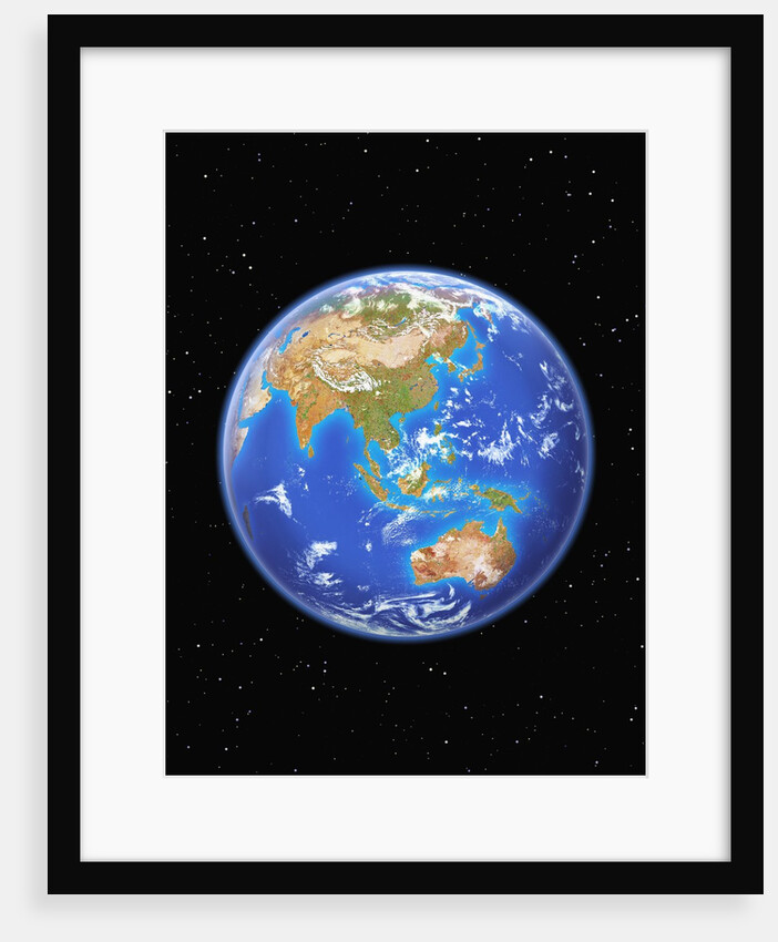 View of Asia and Australia from Space by Anonymous
