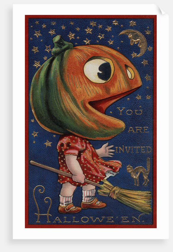 You Are Invited Halloween Postcard by Anonymous