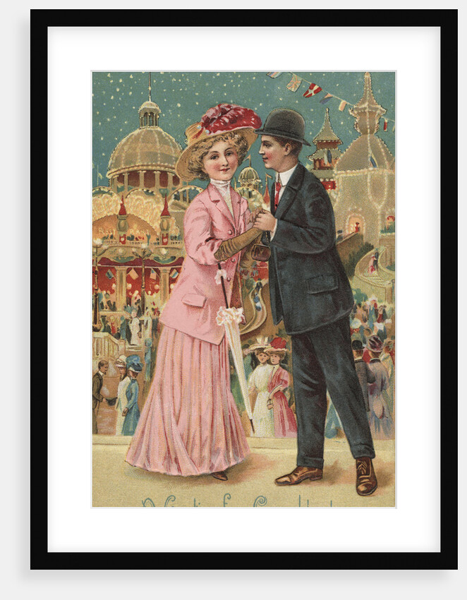 A Greeting from Coney Island Postcard by Anonymous