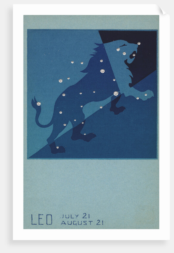 Leo Postcard by Paul Dubosclard
