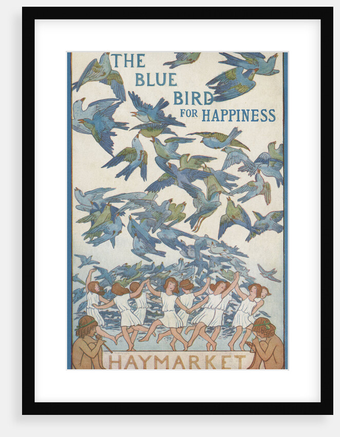 The Blue Bird of Happiness Postcard by Anonymous