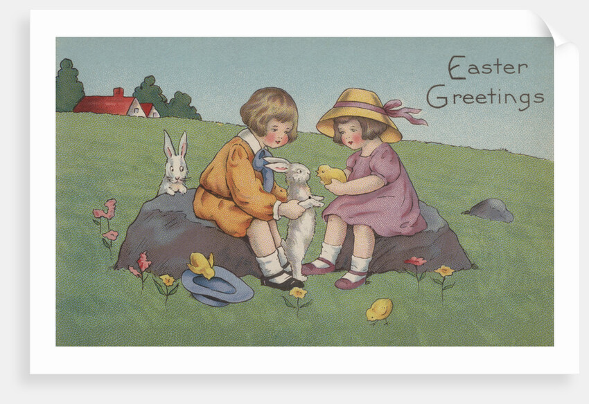 Easter Greetings Postcard by Anonymous