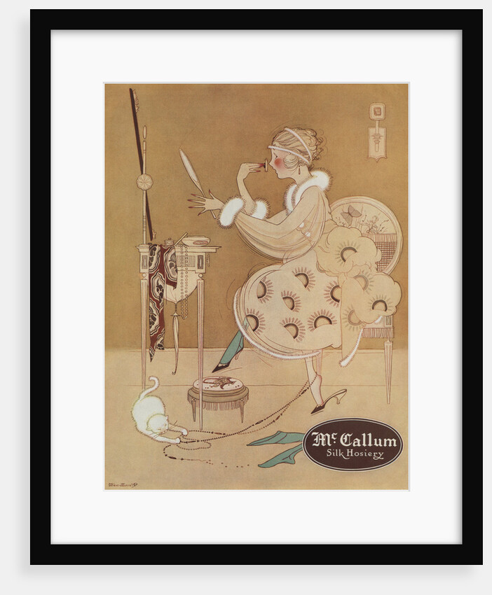 McCallum Silk Hosiery Advertisement by M.C. Woodbury