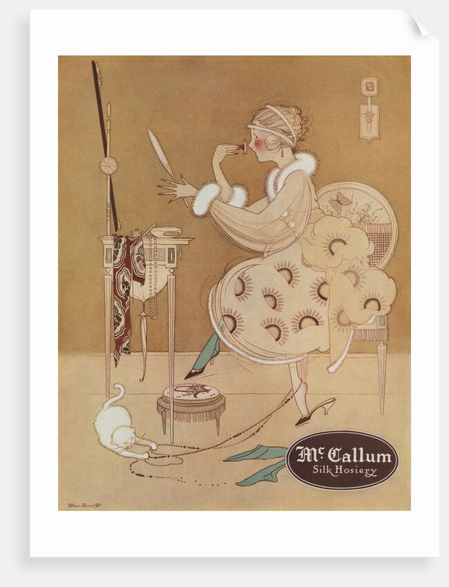 McCallum Silk Hosiery Advertisement by M.C. Woodbury