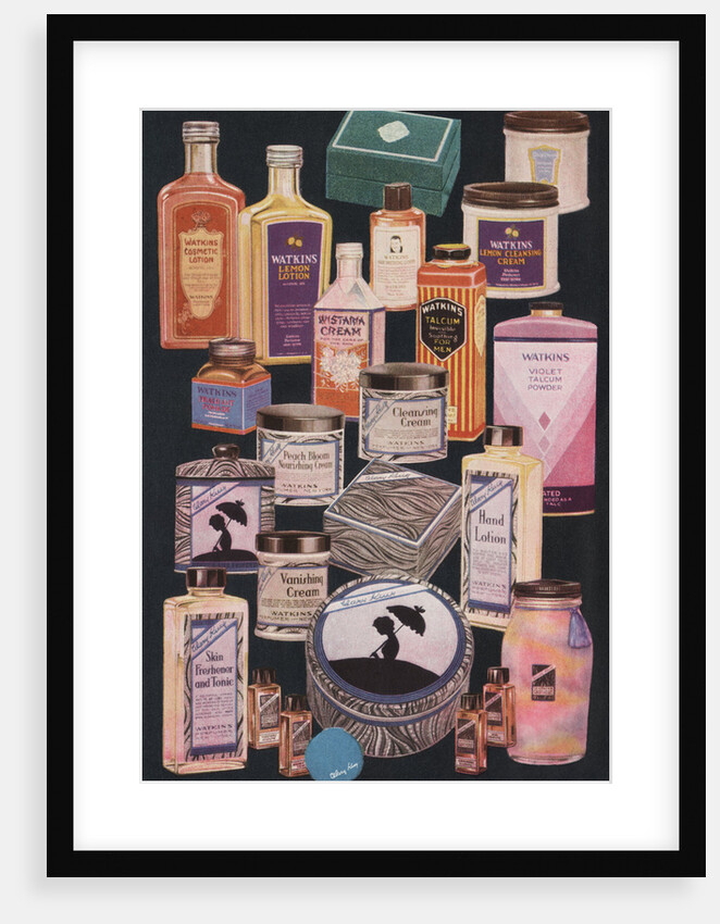 Illustration of Watkins Beauty Products by Anonymous