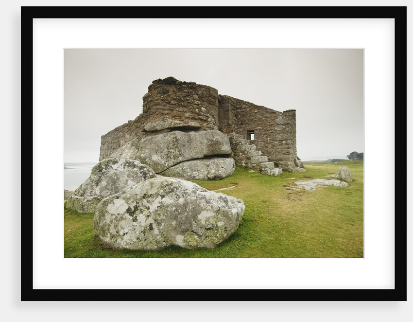 Old Blockhouse Gun Tower Ruins on Tresco by Anonymous